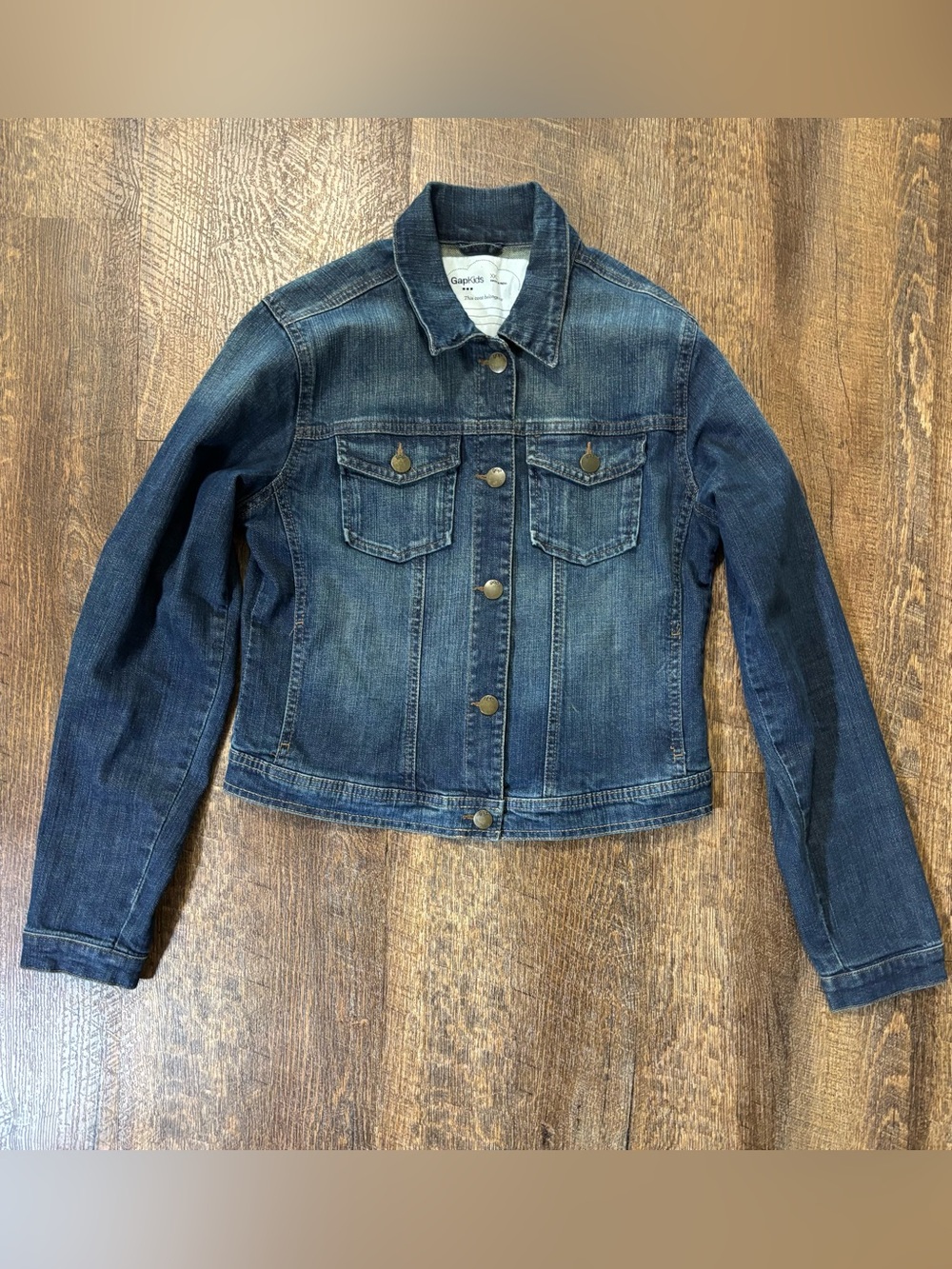 Early 2010’s GAP Dark Blue Cropped Denim Jacket